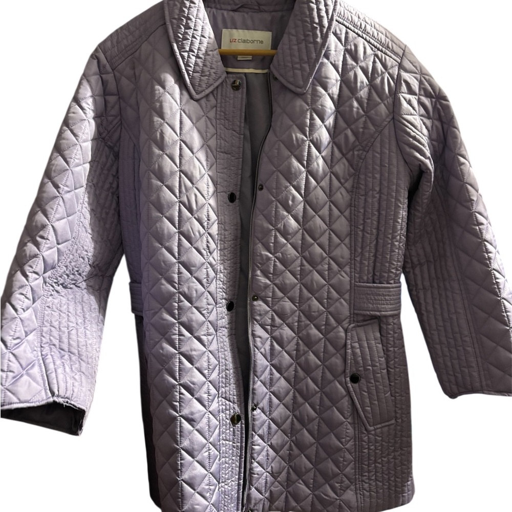 Lavender Quilted Kids Jacket by Jacadi